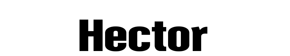 Hector Extended Font Download Free